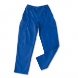 Pantalón azulina 100% algodón de 200g multibolsillos 388-PE